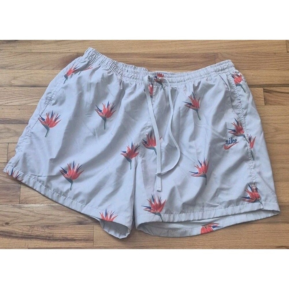 Nike Sportswear Birds Of Paradise Woven Flow Shorts DQ3487-072 Men's Size 3XL